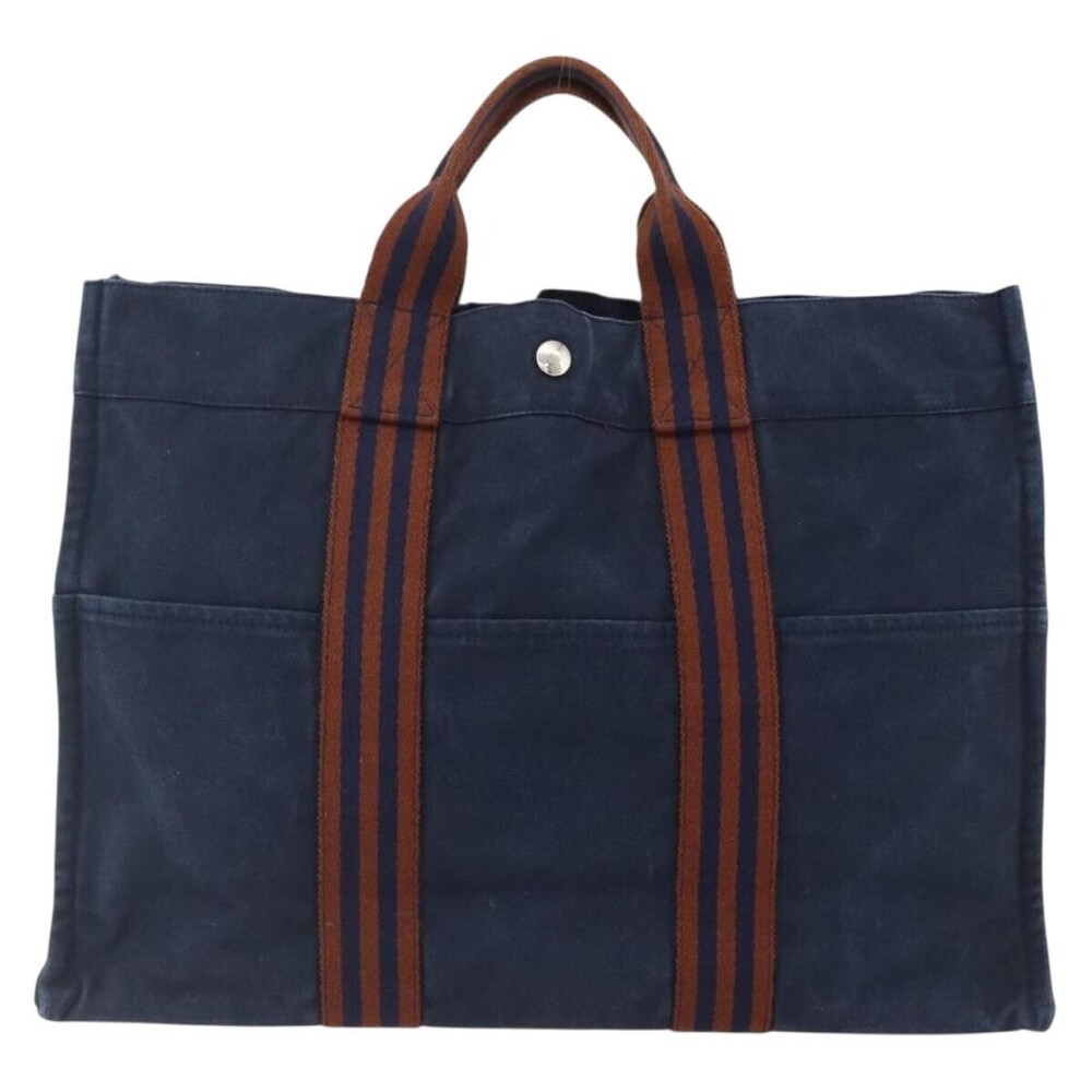 Hermes Fourre Tout Tote Toile MM